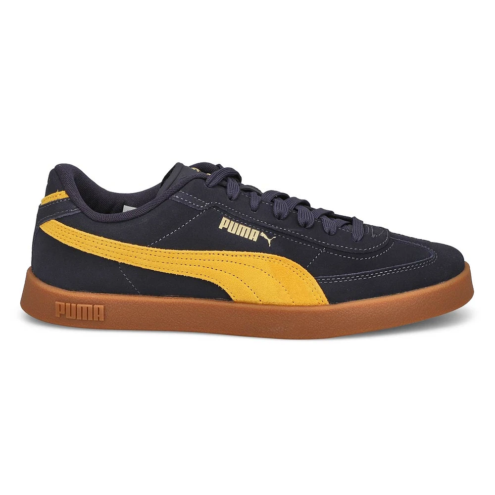 Mens Club Era ll SD Lace Up Sneaker - Black/Orange