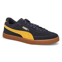 Mens Club Era ll SD Lace Up Sneaker - Black/Orange