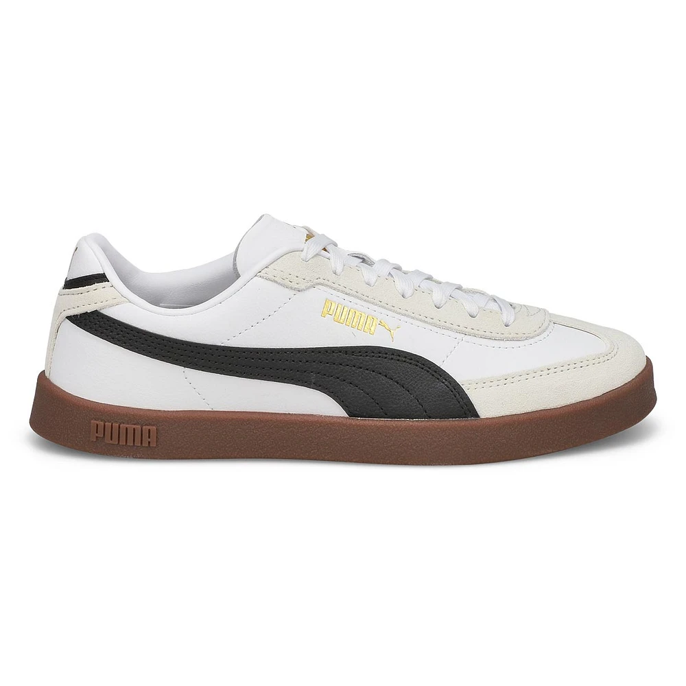 Womens Club II Era Lace Up Sneaker - White/Black/Off White