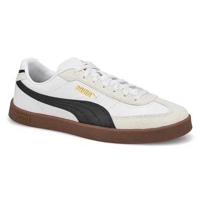 Womens Club II Era Lace Up Sneaker - White/Black/Off White