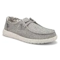 Womens Wendy Linen Casual Shoe - Iron