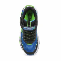 Boys Megacraft 3 Sneaker - Blue /Lime