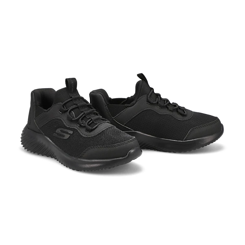 Kids  Bounder Brisk-Burst Slip-Ins Sneaker - Black/Black