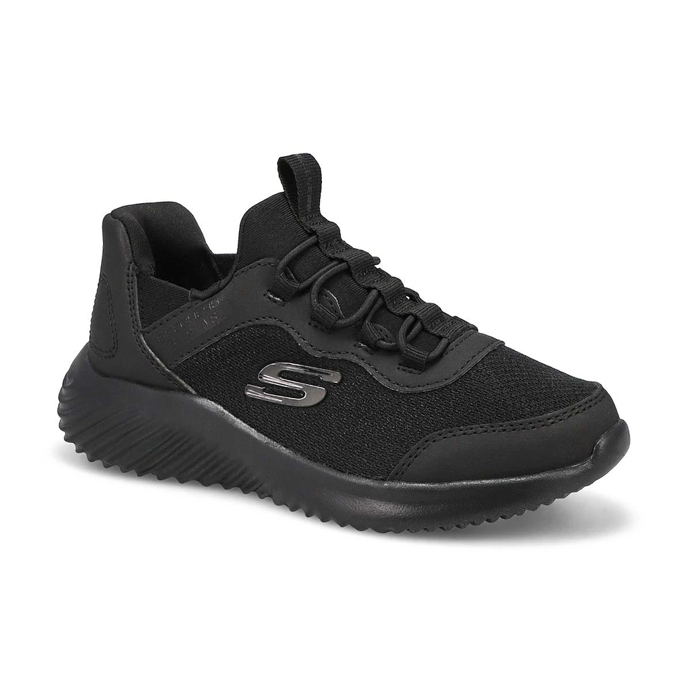 Kids  Bounder Brisk-Burst Slip-Ins Sneaker - Black/Black