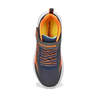 Boys  Microspec Advance Sneaker - Navy/Orange