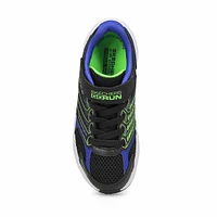 Boys  Go Run Consistent 2.0 Sneaker - Black/Blue/Lime