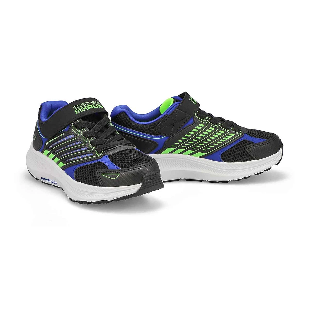 Boys  Go Run Consistent 2.0 Sneaker - Black/Blue/Lime