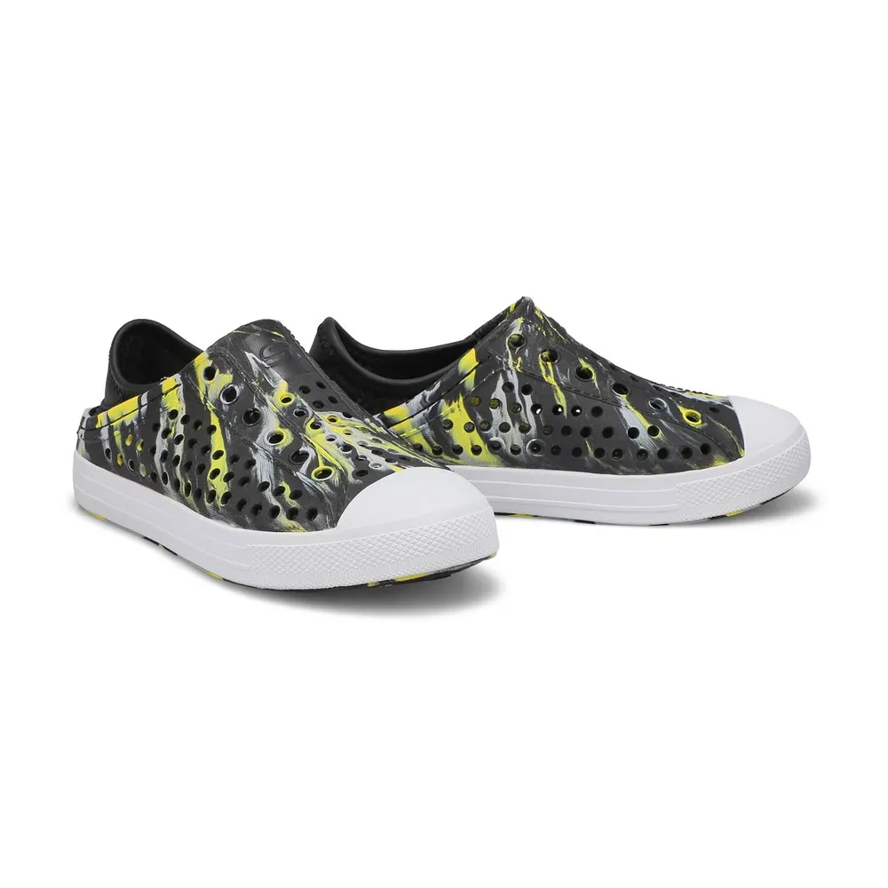 Boys Guzman Steps Solar Surge Sneaker - Black/Yellow