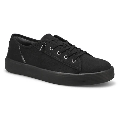 Mens Cody M Canvas Casual Sneaker - Black/Black