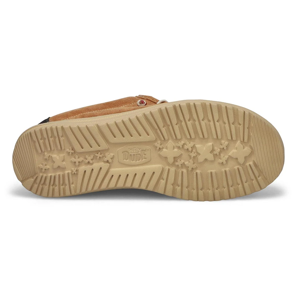 Mens Wally Slip Warmth On Shoe - Beige