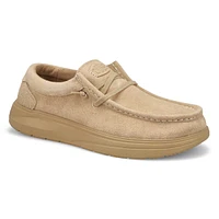 Mens Wally Comf Suede Casual Shoe - Tan