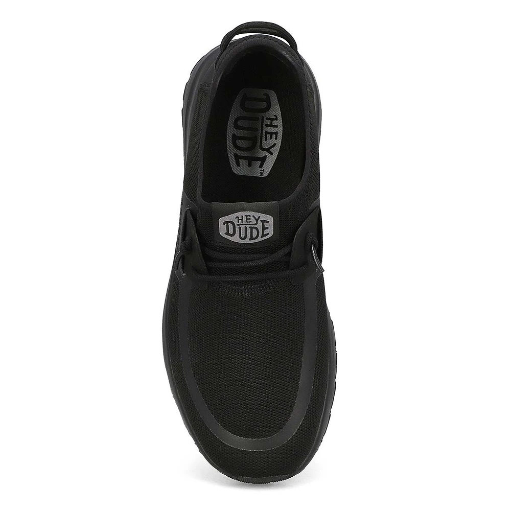 Mns Sirocco Casual Slip On Sneaker - Black/Black