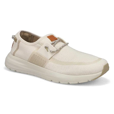 Mens Sirocco Knit Sneaker - Egret/Natural