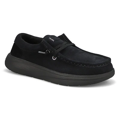 Womens Wendy Comf Suede Casual Shoe - Black