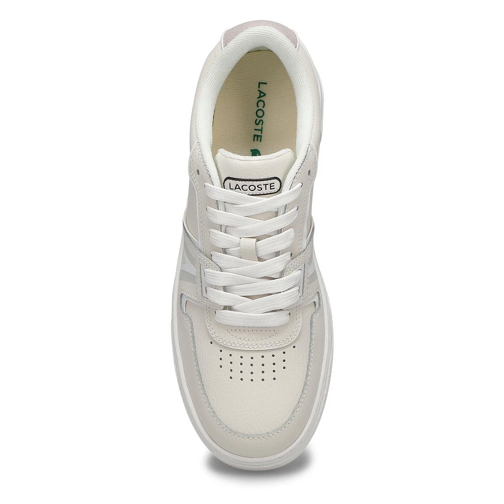 Mens L001 Leather Sneaker - White/Off White