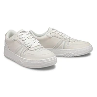 Mens L001 Leather Sneaker - White/Off White