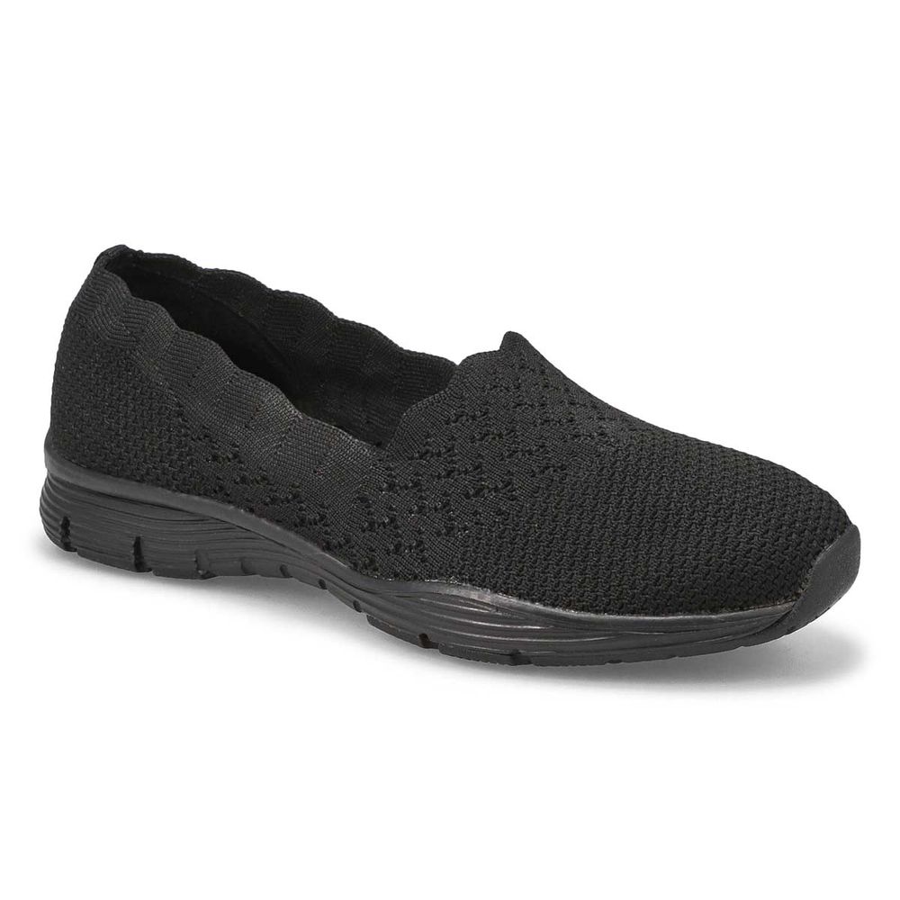 Womens Seager Stat Slip On Shoe - Black/Black