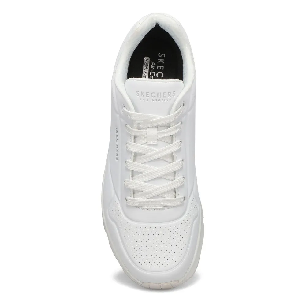 Mens Uno Stand On Air Sneaker- White/White