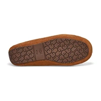 Girls Dakota Suede Slipper - Chestnut