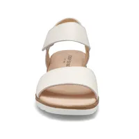 Womens Wyatt 01 Casual Leather Sandal - White