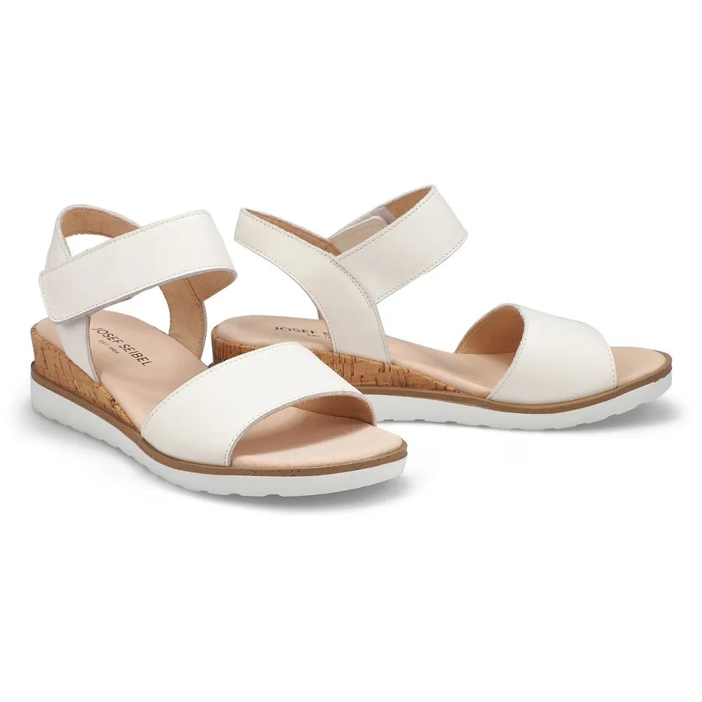 Womens Wyatt 01 Casual Leather Sandal - White