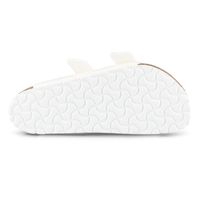 Womens Arizona Birko-Flor 2 Strap Sandal - White