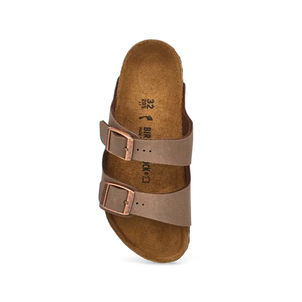 Kids Arizona Birko-Flor Narrow Sandal - Mocha