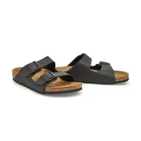 Kids Arizona Birko-Flor Narrow Sandal - Black