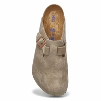 Mens Boston Soft Footbed Clog - Taupe