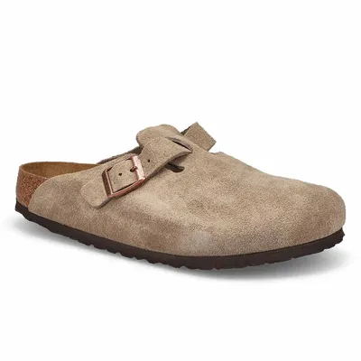 Womens Boston Soft Footbed Clog - Taupe