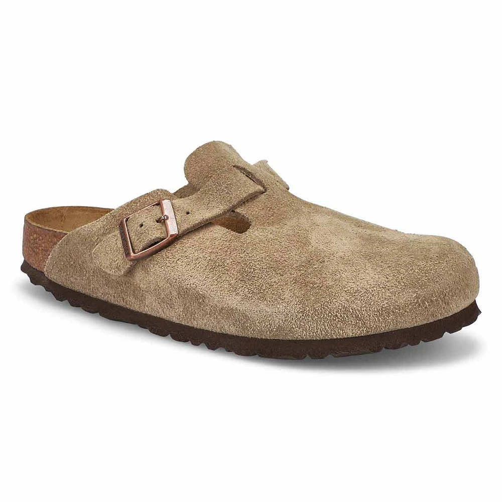 Womens  Boston Soft Footbed Narrow Clog - Taupe