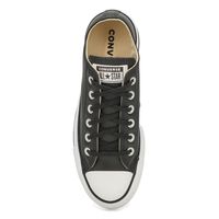 Womens Chuck Taylor All Star Lift Clean Leather Platform - Black