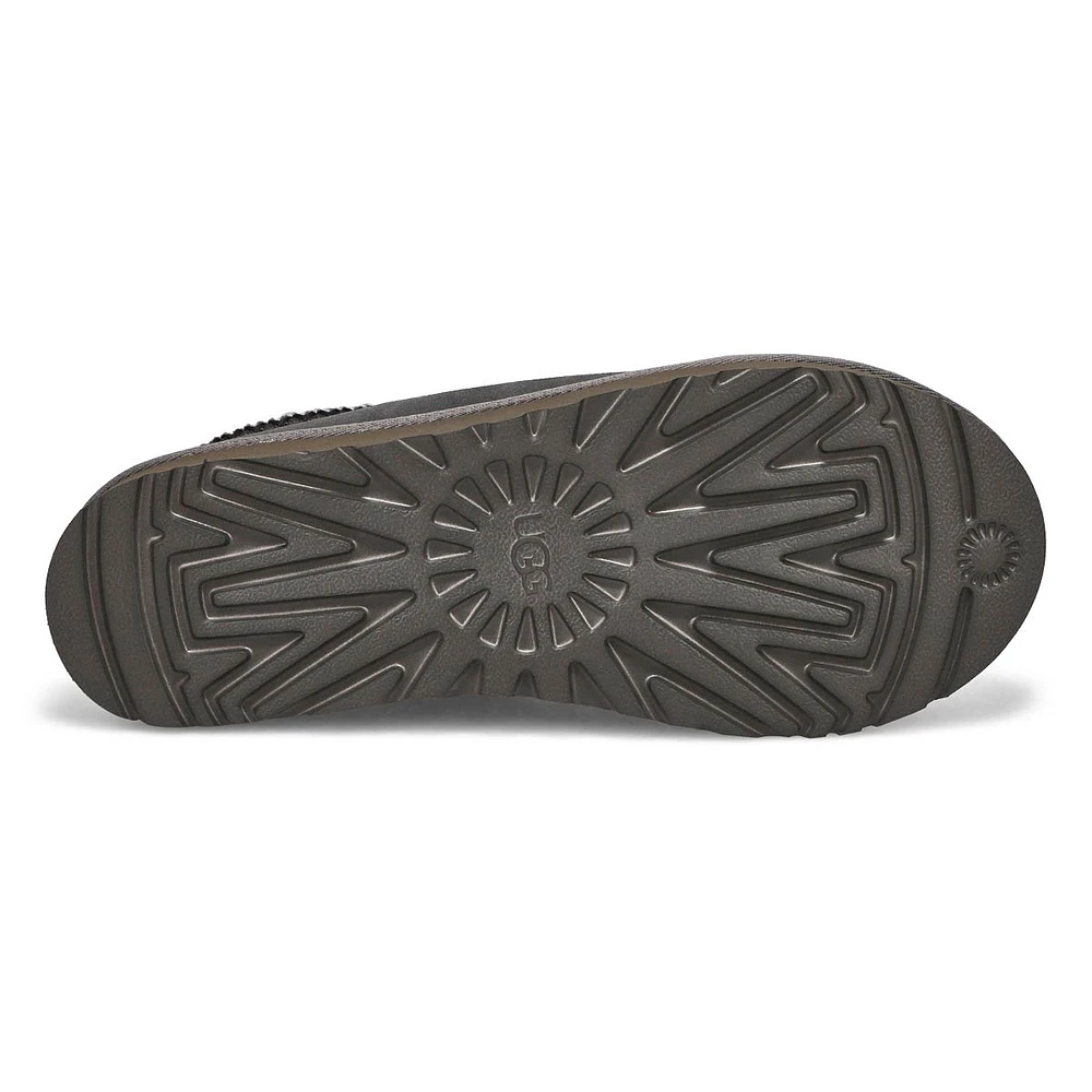 Mens Tasman Sheepskin Slipper - Dark Grey