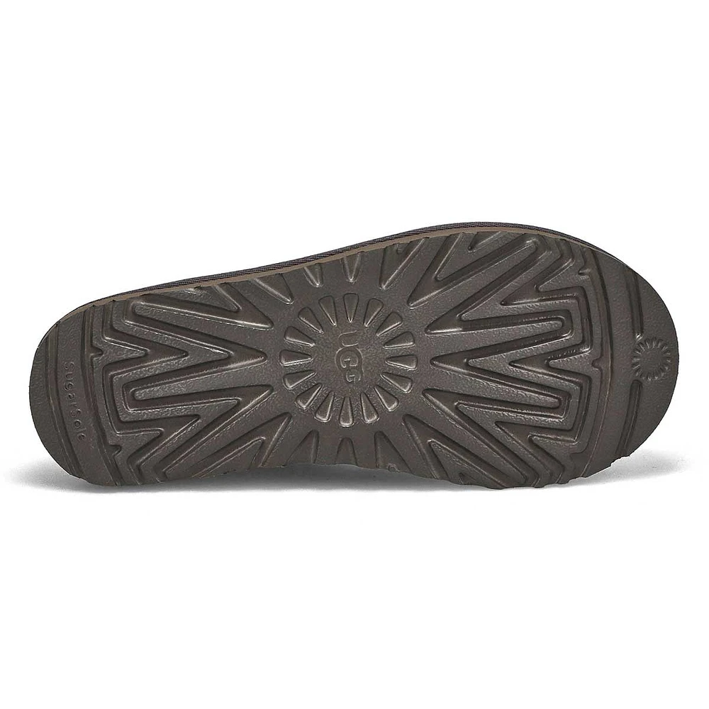 Womens Tasman Sheepskin Slipper - Dark Grey