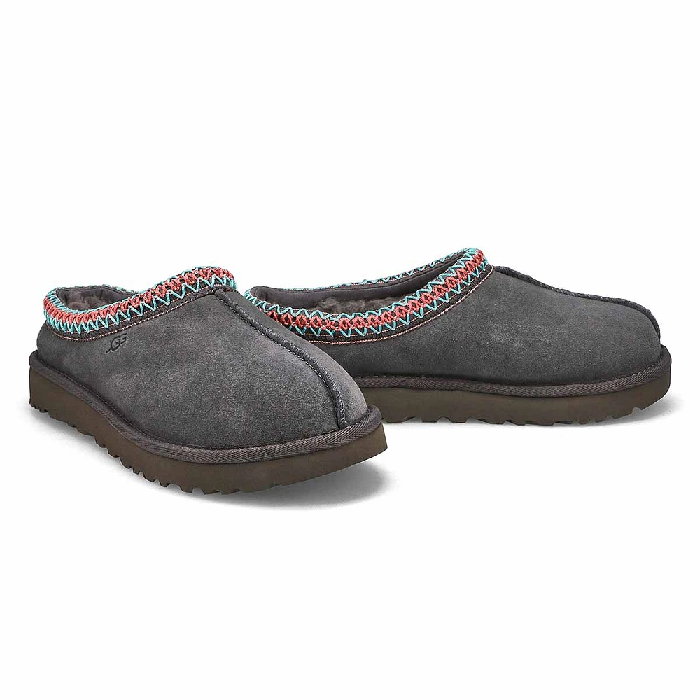 Womens Tasman Sheepskin Slipper - Dark Grey