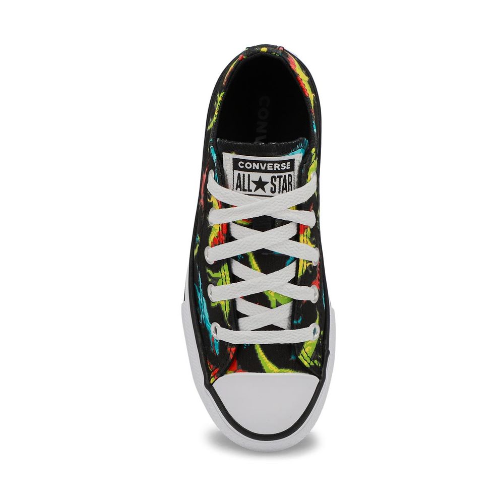 Boys ylor All Star Dinoverse Sneaker - Black/Multi