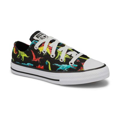 Boys ylor All Star Dinoverse Sneaker - Black/Multi