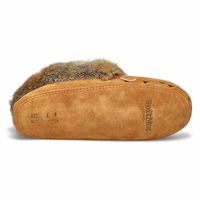 Womens 677 L Rabbit Fur SoftMocs - Mocha