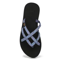 Womens Olowahu Casual Sandal - Palms Indigo