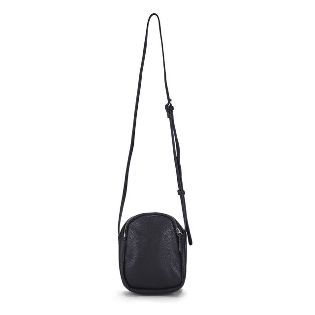 Womens First Dibs Tech Crossbody Bag- Black