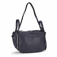 Womens Park Lane Hobo Convertible Bag -Black