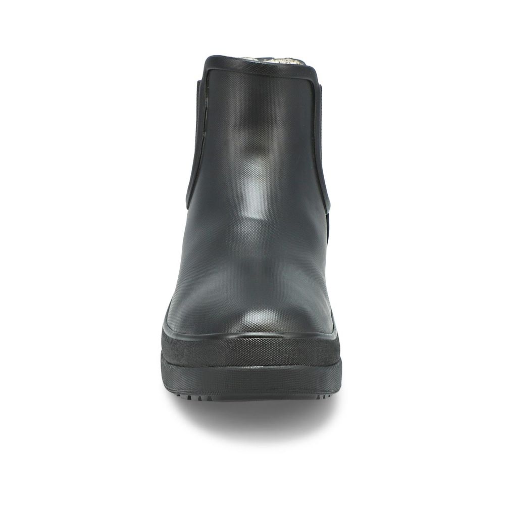 Womens Amanda II Plush Waterproof Chelsea Boot - Black