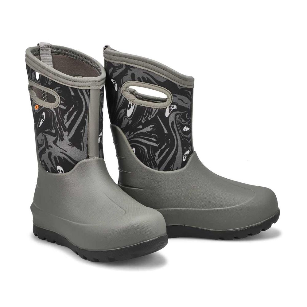 Boys Neo Classic Spooky Winter Boot - Grey