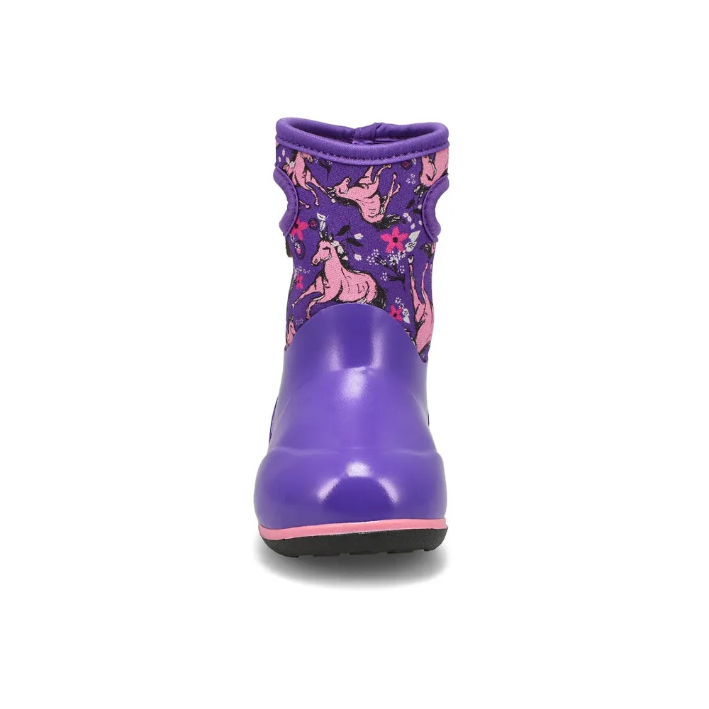 Infants Classic Unicorn Awesome Boot - Violet