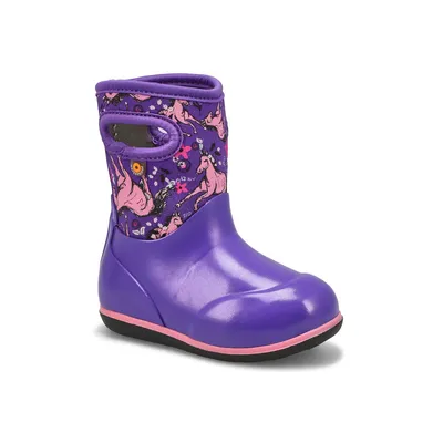 Infants Classic Unicorn Awesome Boot - Violet