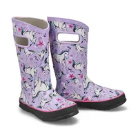 Girls Unicorn Awesome Rain Boot -Lavender