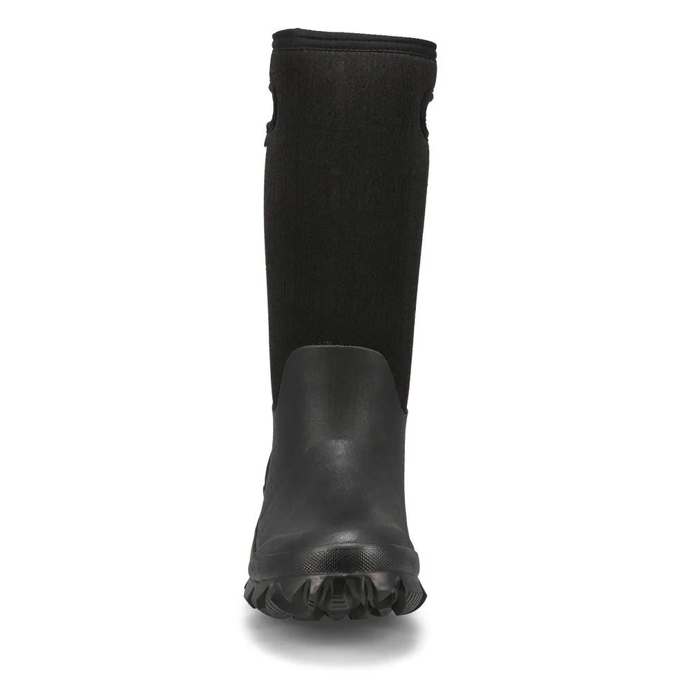 Womens Whiteout Cracks Waterproof Winter Boot - Black