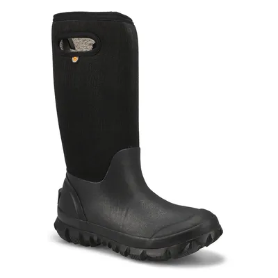 Womens Whiteout Cracks Waterproof Winter Boot - Black