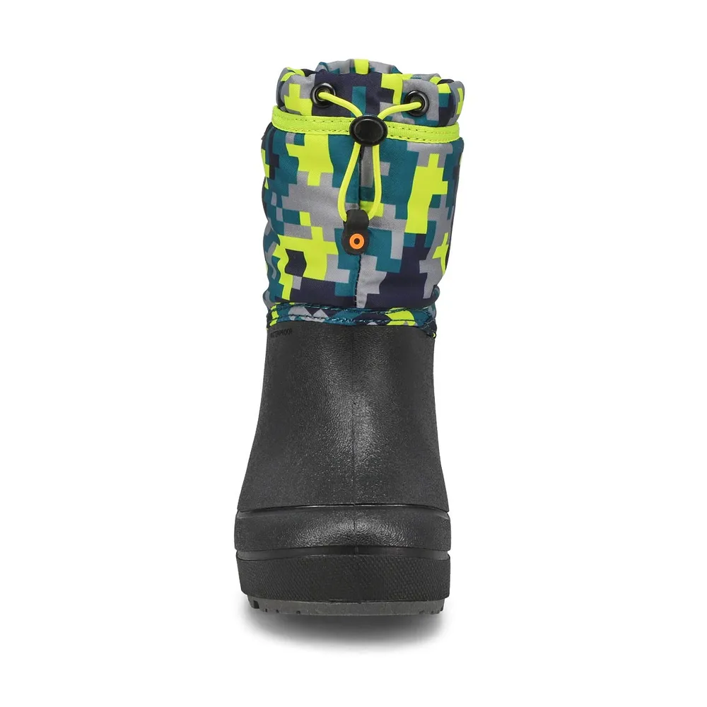 Boys Snow Shell Medium Camo Winter Boot