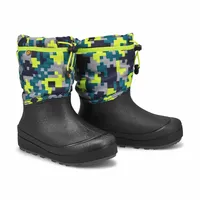 Boys Snow Shell Medium Camo Winter Boot